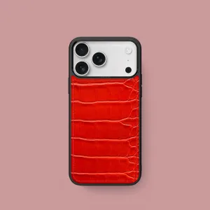 Vibrant Colors Sport Case Deep Coral For iPhone 17 Pro In Alligator