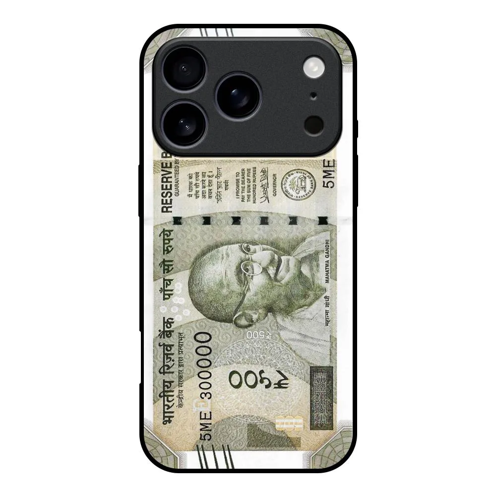 Ultra Slim Modern Grip Design Cash Mantra Glass Case for iPhone 17 Pro