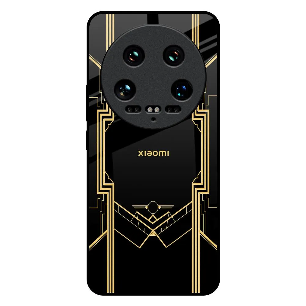 Sacred Logo Glass Case for Mi 14 Ultra 5G Hybrid Finish Fashionable Texture