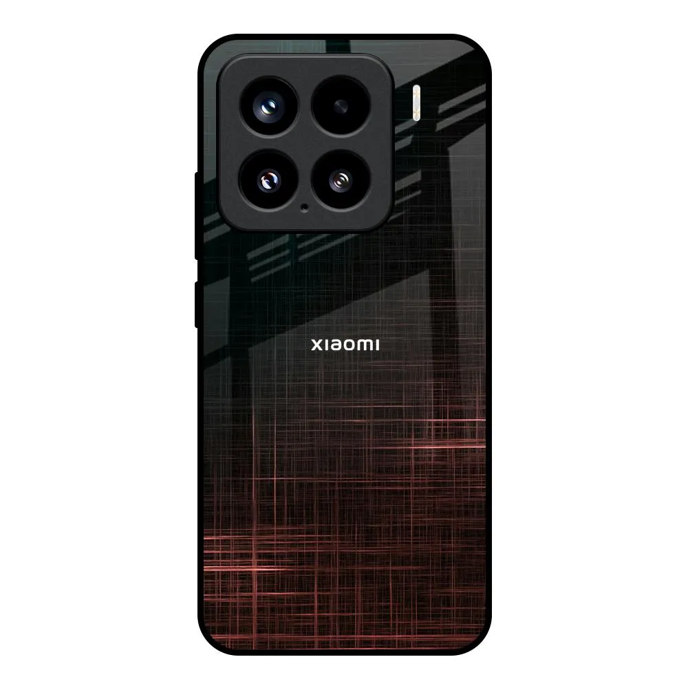 high quality build Wooden Mat Glass Case for Mi 15 5G