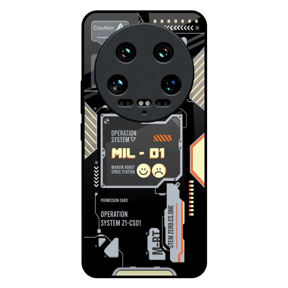 Exposed Parts Glass Case for Mi 14 Ultra 5G Hybrid Protection Dust proof