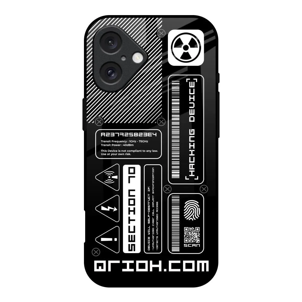 Vivid Design Texture Futuristic Art Glass Case for iPhone 16