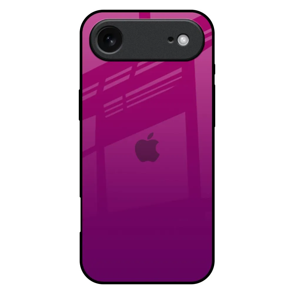 Practical Design Luxury Texture Finish Magenta Gradient Glass Case For iPhone 17 Air