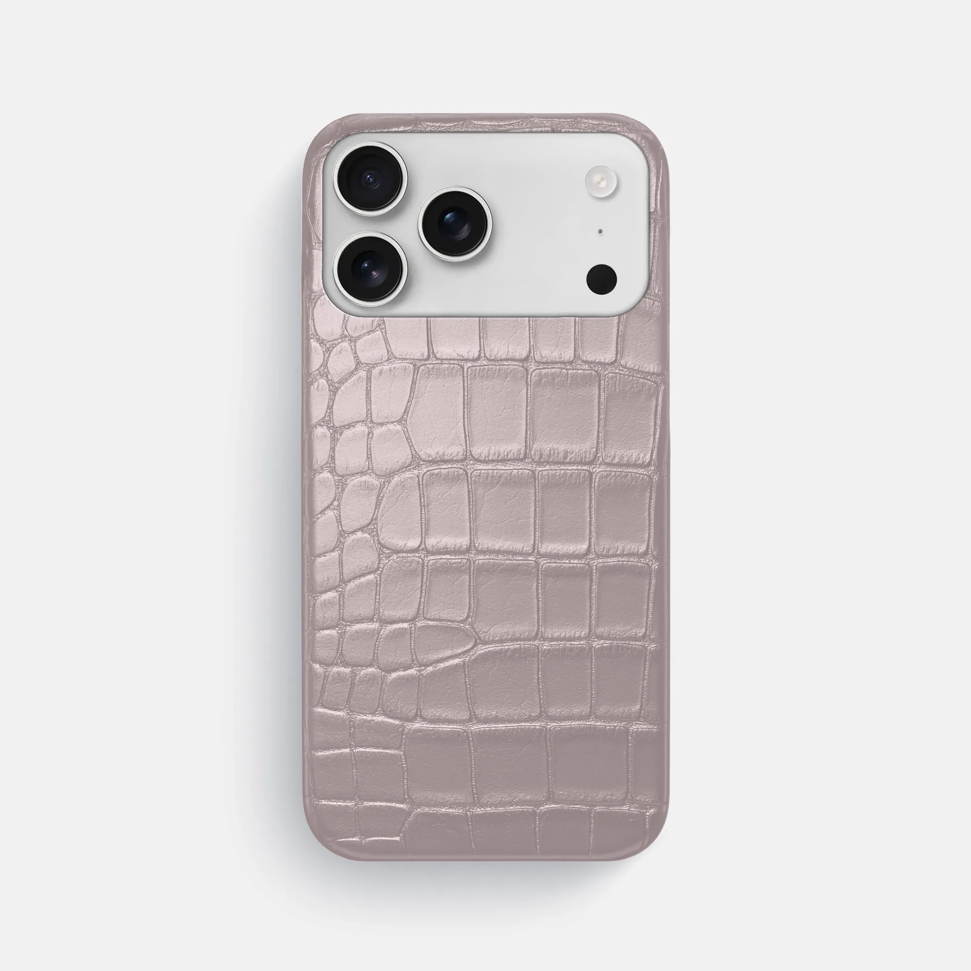 Slim Case For iPhone 17 Pro Max In Metallic Alligator Soft Layer