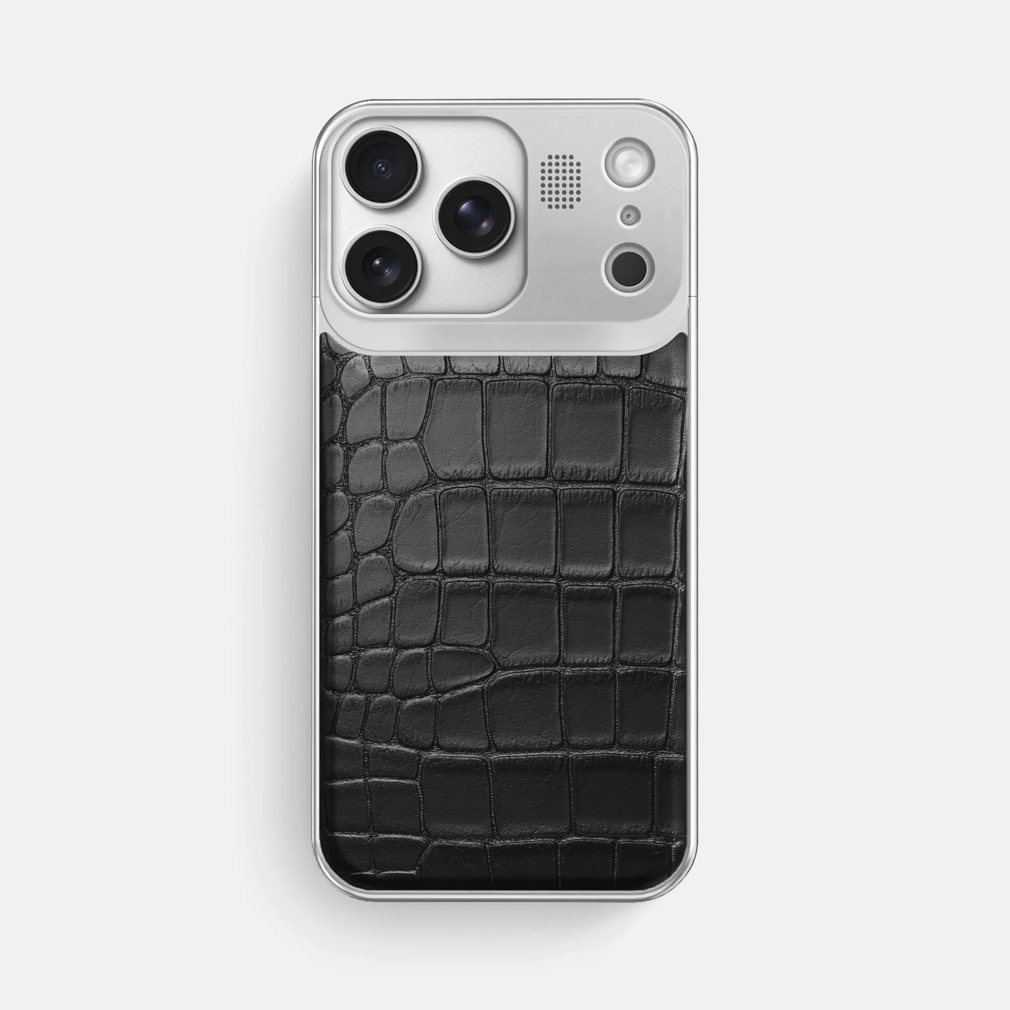 Compact Edge Metal Case For iPhone 17 Pro Max In Alligator