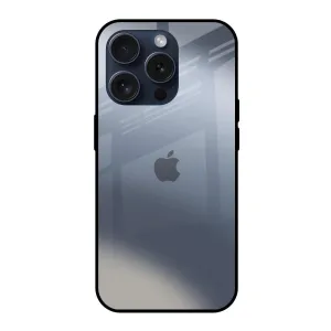 Space Grey Gradient Glass Case for iPhone 15 Pro Premium Craft