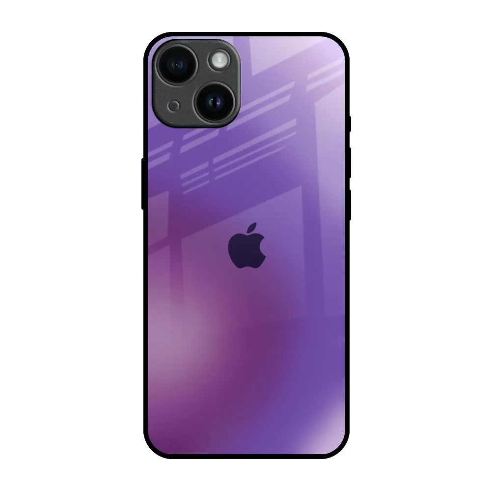 Ultraviolet Gradient Glass Case for iPhone 14 High gloss Rugged Look Finish