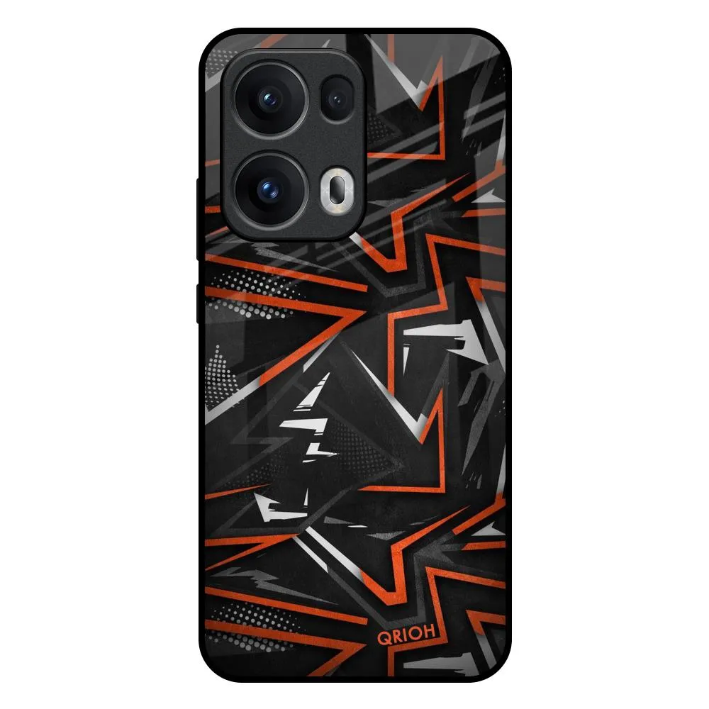 Desk Companion Elegant Comfort Vector Art Glass Case for Oppo Reno13 Pro 5G