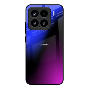 Viola Gradient Glass Case for Mi 15 5G Minimal Design