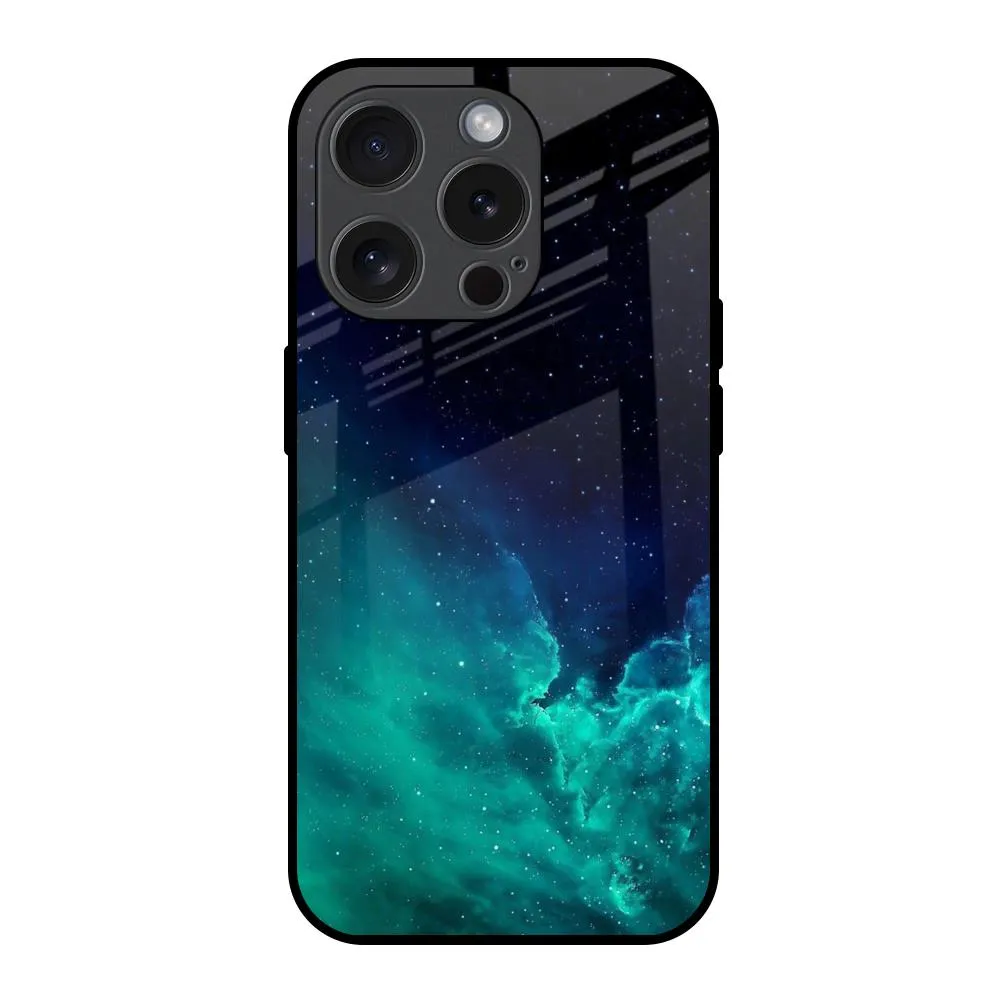 Winter Sky Zone Glass Case For iPhone 15 Pro Glossy surface