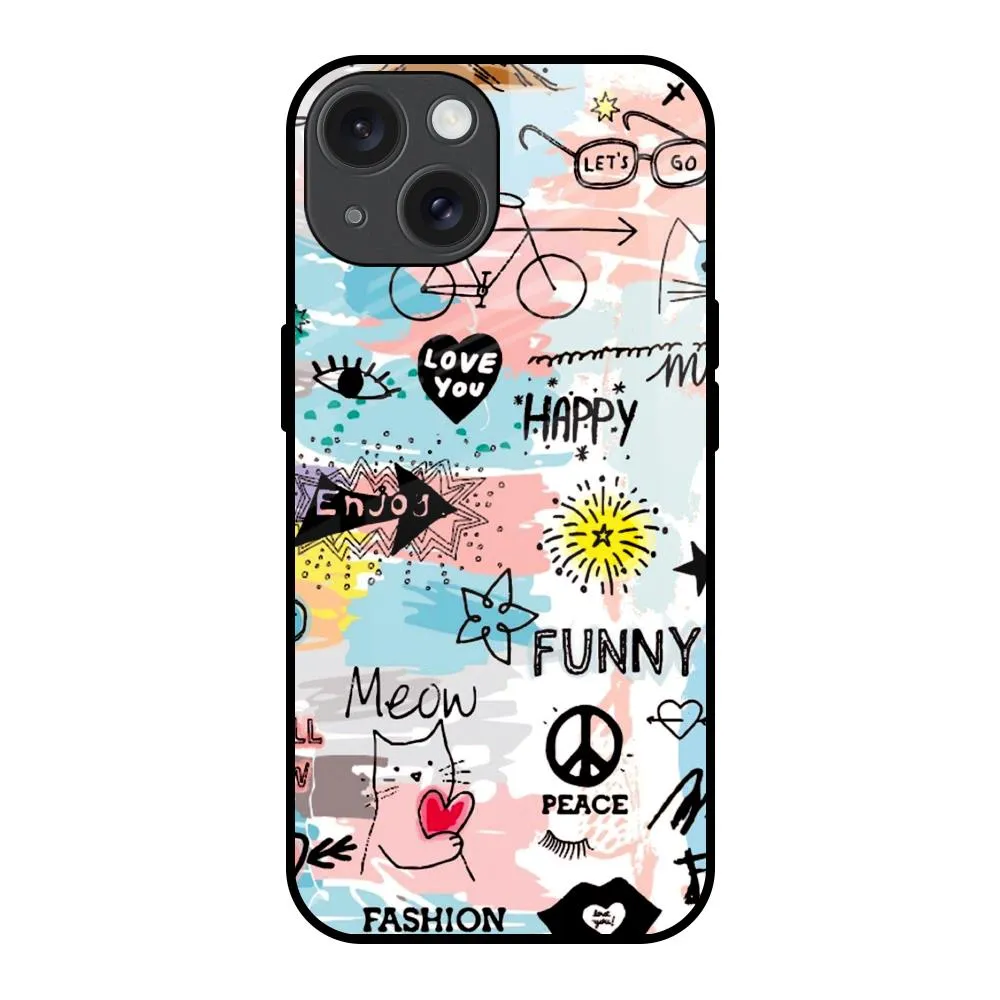 Just For You Glass Case For iPhone 15 Travel Ready