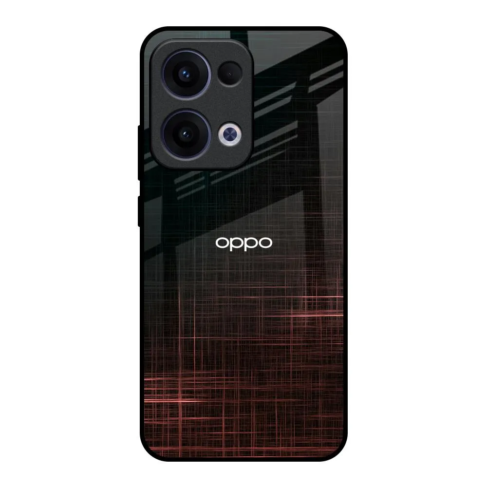 Wooden Mat Glass Case for Oppo Reno13 5G Soft Look Texture