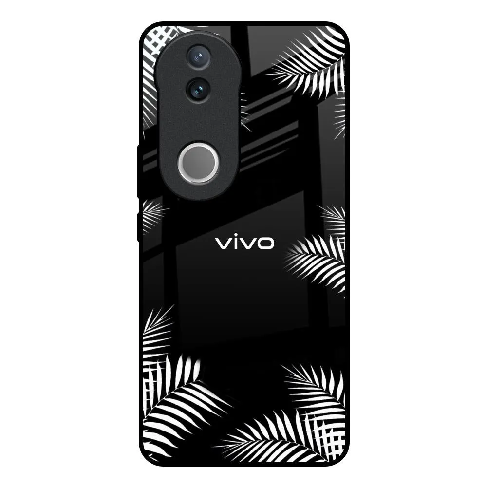 Creative Artwork Protective Form Texture Zealand Fern Design Glass Case For IQOO Z10R 5G